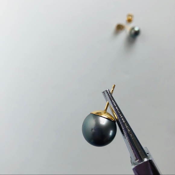 South Sea pearl earrings - Picture 5 of 8